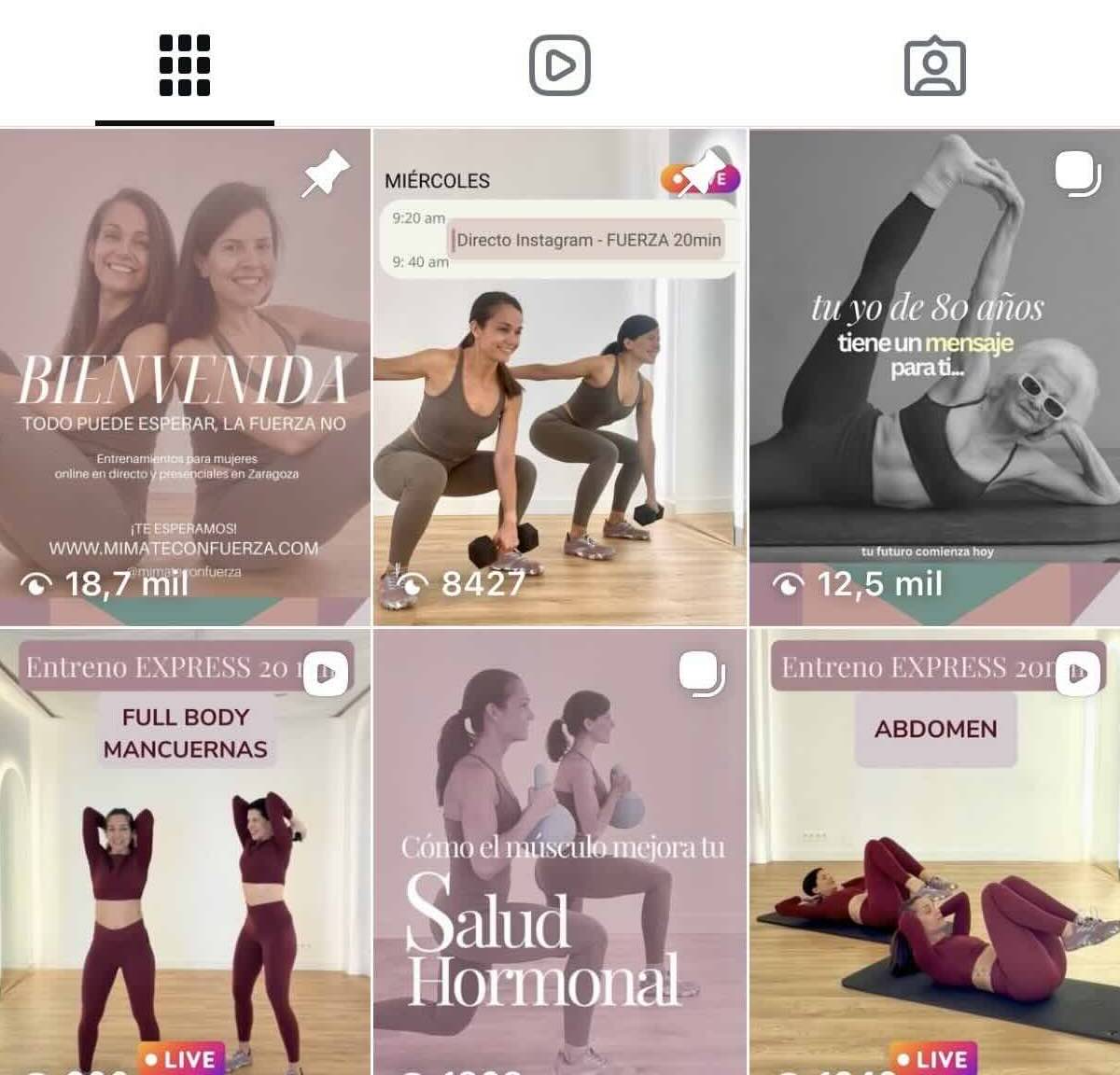 entrenamientos fuerza mujer instagram ejercicio fuerza
